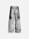 Wide Leg Pantolon, yakın çekim — Navra Wear