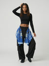 Draped Graphic Street Pants II