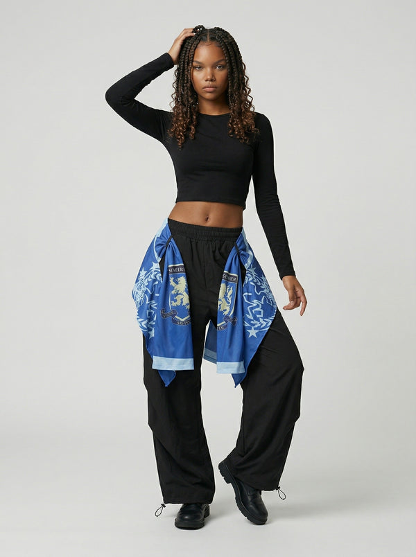 Draped Graphic Street Pants II