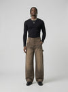 Earthy High-Rise Wide-Leg