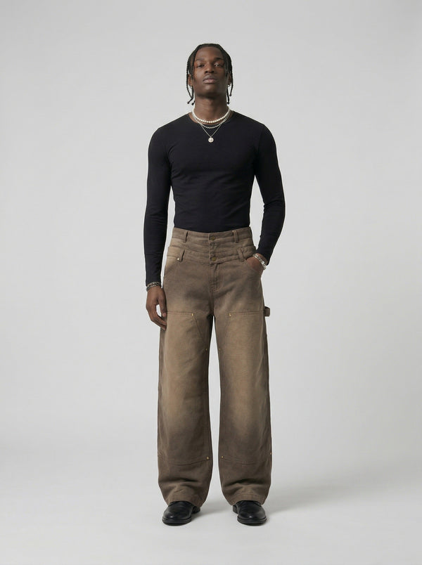 Earthy High-Rise Wide-Leg alternatif görünüm