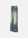Faded Bell-Leg Denim