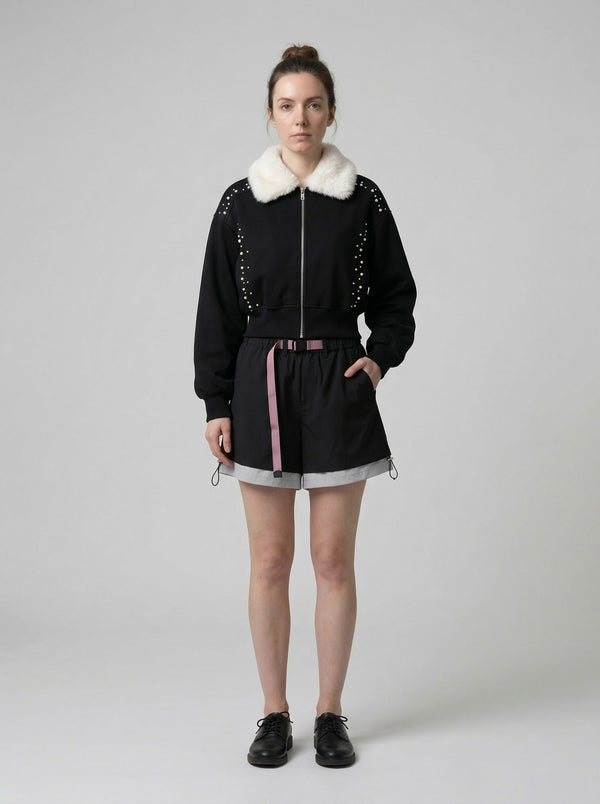 Cascade A-Line Layered Shorts alternatif görünüm
