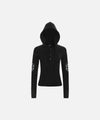 DAXUEN Long sleeve hooded top with geometric graphics