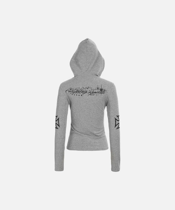 Geometric Graphic Sweatshirt alternatif görünüm