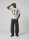 Dark Skull Graphic Crewneck Top