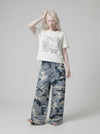 Hello Kitty Visual Slim Fit T-Shirt
