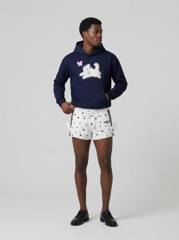 Celestial Lounge High-Waist Shorts alternatif görünüm