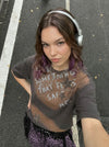 Leopard Five-Point Print Relaxed Fit T-Shirt