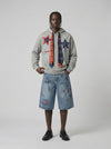 Open Sky Graphic Vintage Shorts