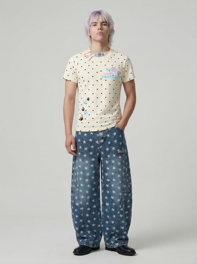 Polka Dot Visual T-Shirt