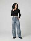 Relaxed Bell-Leg Denim