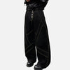 Vintage Wide Leg Jean Pantolon, yakın çekim — Navra Wear