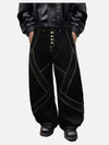 Vintage Wide Leg Jean Pantolon, stil görünüm — Navra Wear