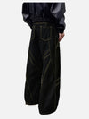 Vintage Wide Leg Jean Pantolon, detay görünüm — Navra Wear