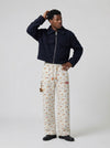 Cartoon Print Wide-Leg