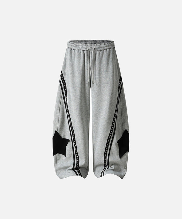Vintage Yıldız Baskılı Jogger, önden görünüm — Navra Wear