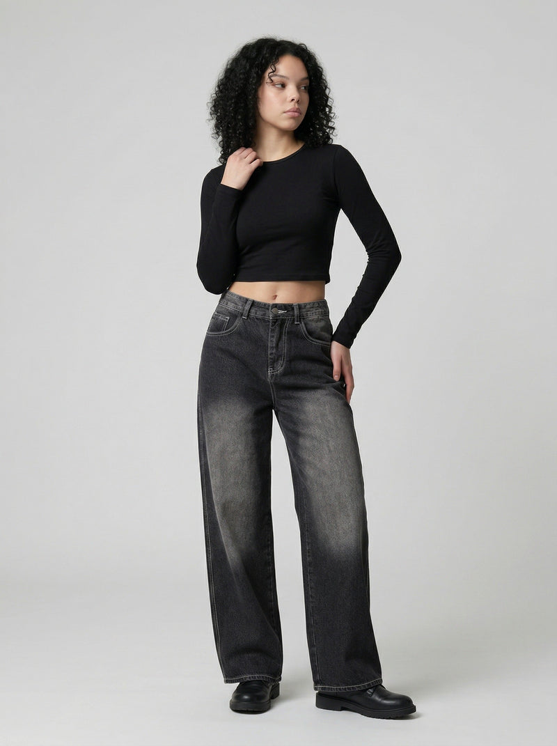 Classic Bell-Leg Denim for Metro
