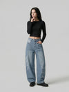 Sevee Rs Graphic Bell-Leg Denim