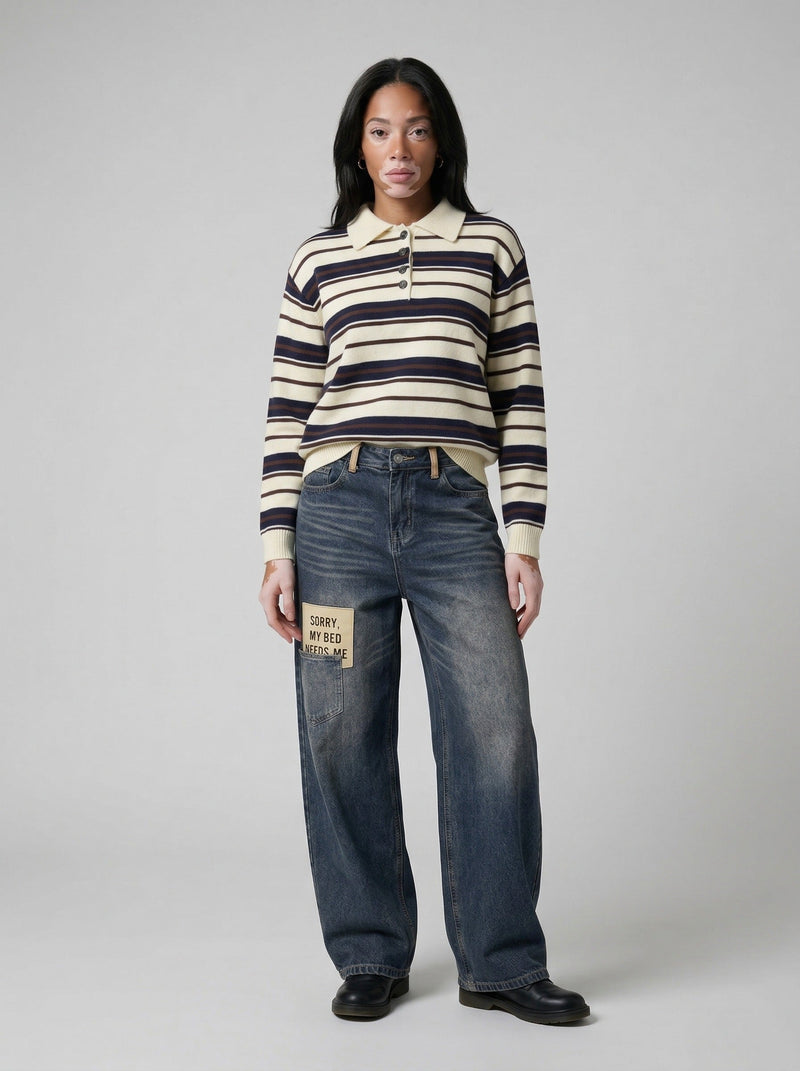 Sorry My Bed Needs Me Denim