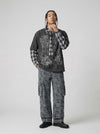 Raw-Edge Illustrated Full-Sleeve Shirt