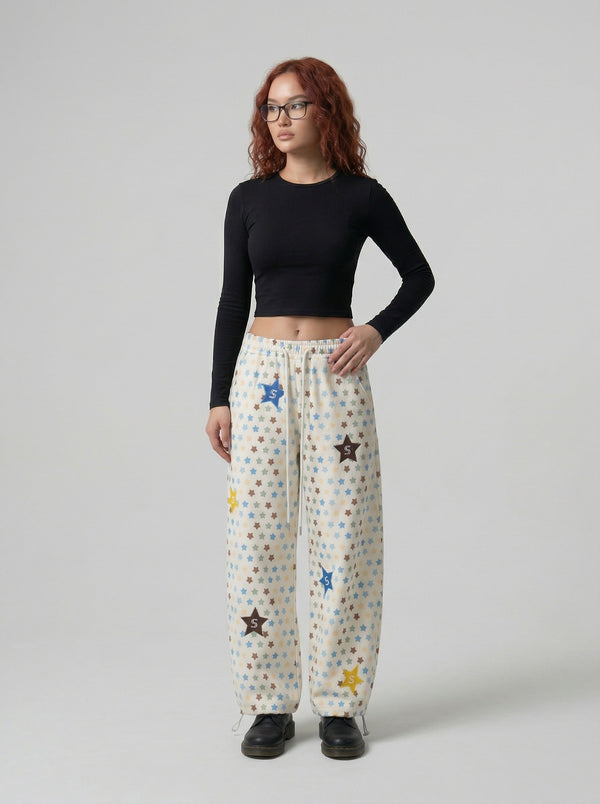 Starry Wide-Leg