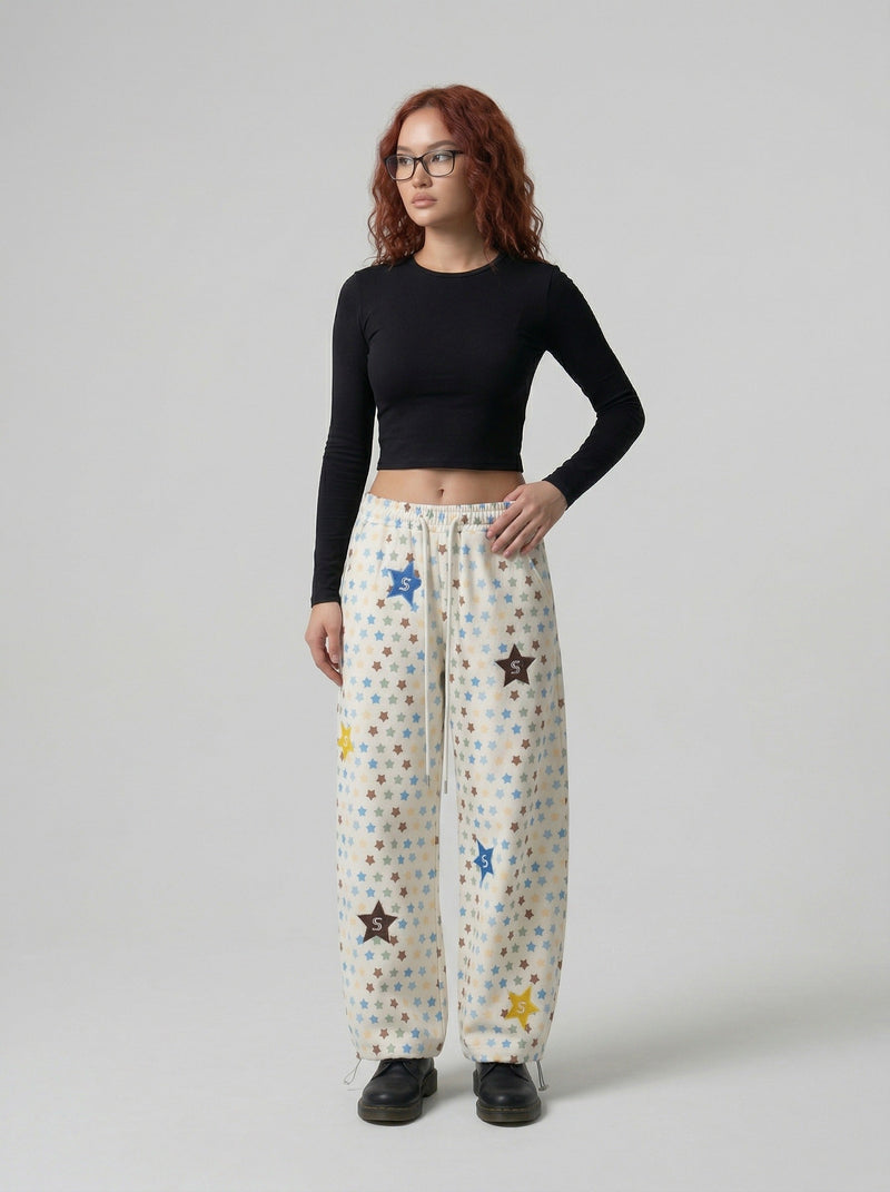 Starry Wide-Leg