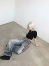 Trompe L'Oeil High-Rise Trousers