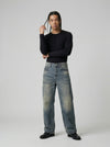 Heritage Wash Bell-Leg Denim