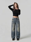Heritage Wash Bell-Leg Denim