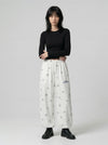 Snowflake Wide-Leg Casual