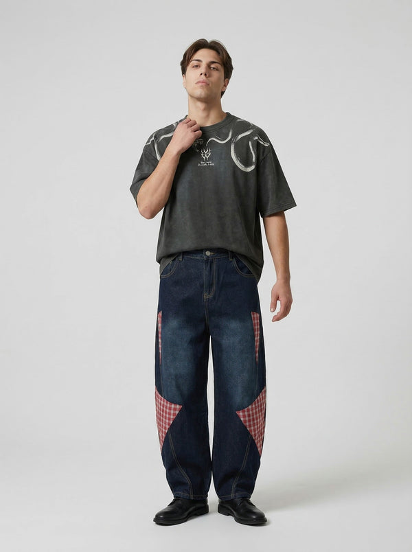 Statement Double Snake Print T-Shirt alternatif görünüm