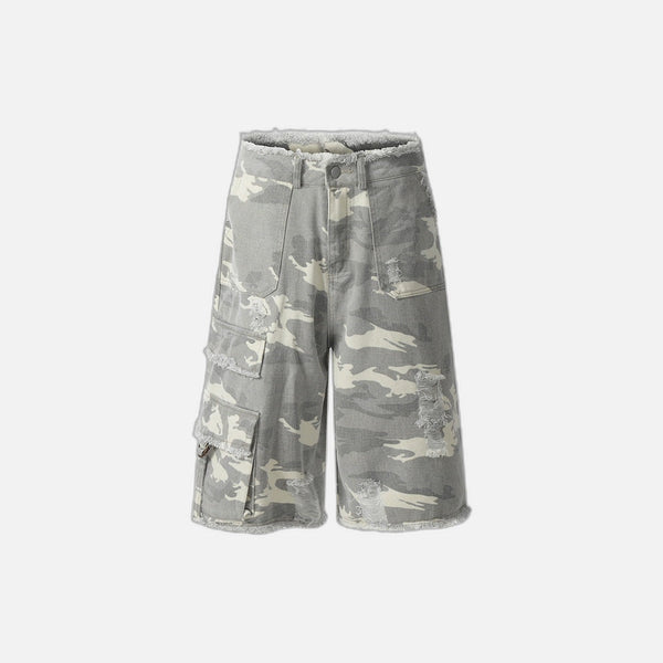 Wild Terrain Print Shorts alternatif görünüm