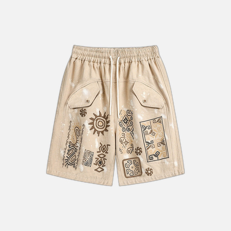 Street Tag Casual Shorts