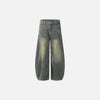Washed Arc Denim Trousers