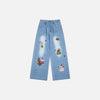 Toon Stitch Loose Trousers