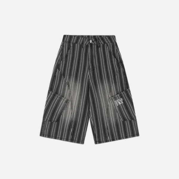 Tactical Denim Pocket Shorts