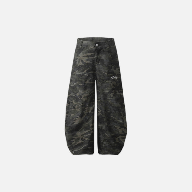 Camo Curve Casual Trousers
