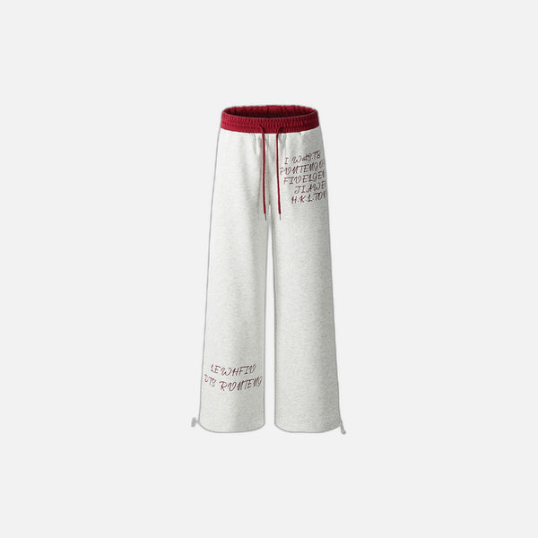 Pop Match Wide-Leg Trousers