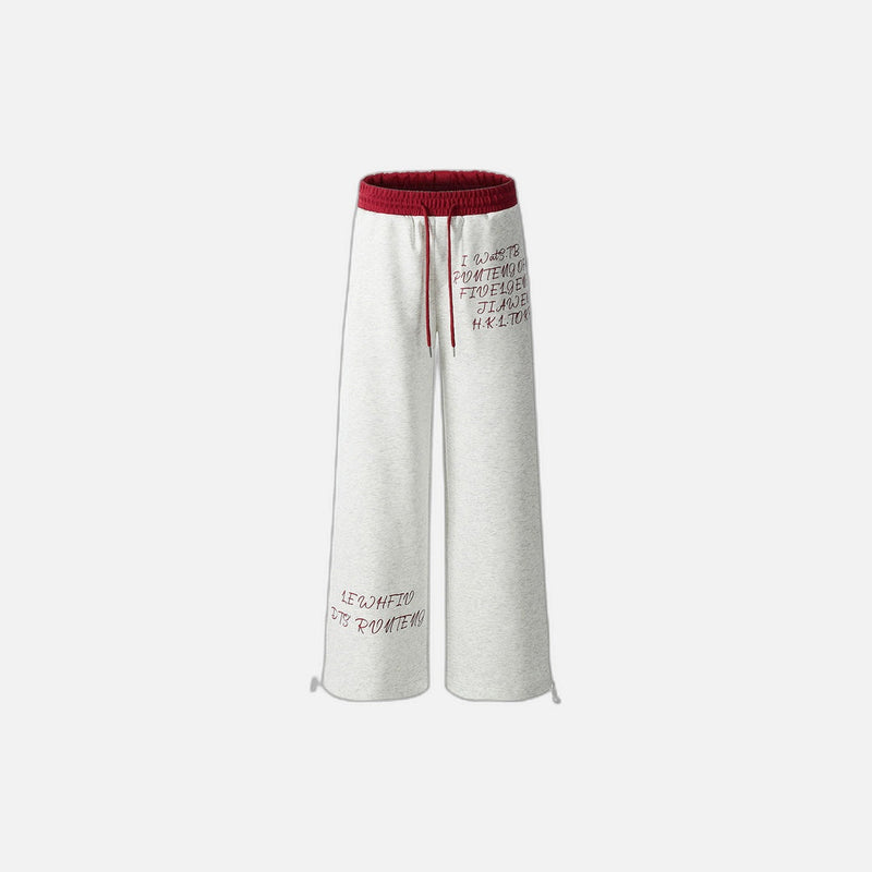 Pop Match Wide-Leg Trousers