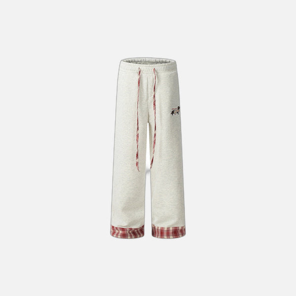 Contrast Seam Street Trousers alternatif görünüm