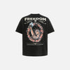 Sleeve Short Print Freedom T-Shirt