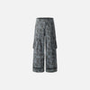 Wild Print Flare Leg Street Pants