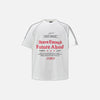 Breezy-Cut Letter Print Raglan T-Shirt