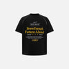 Breezy-Cut Letter Print Raglan T-Shirt