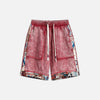 Throwback Rinse Denim Shorts