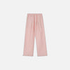 Plaid Cord Casual Trousers
