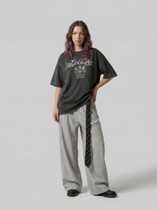 Elevated Ask Tnsgye Script Oversized T-Shirt alternatif görünüm