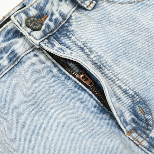 Light Wash Relaxed Fit Denim alternatif görünüm