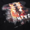 Burning Building Graphic Sweatshirt